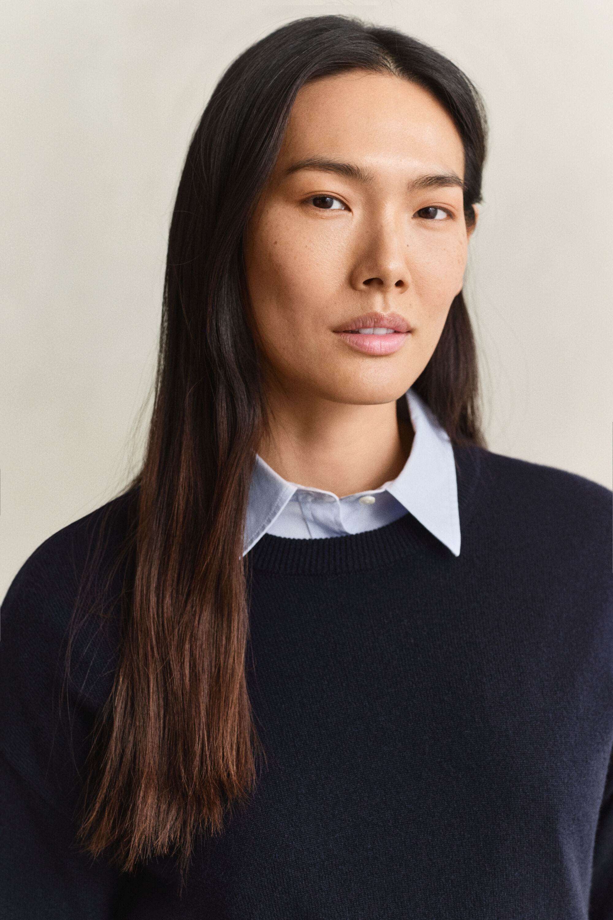 Pull col rond en laine d'agneau ultrafine