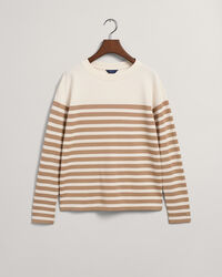 T-shirt met strepen en lange mouwen