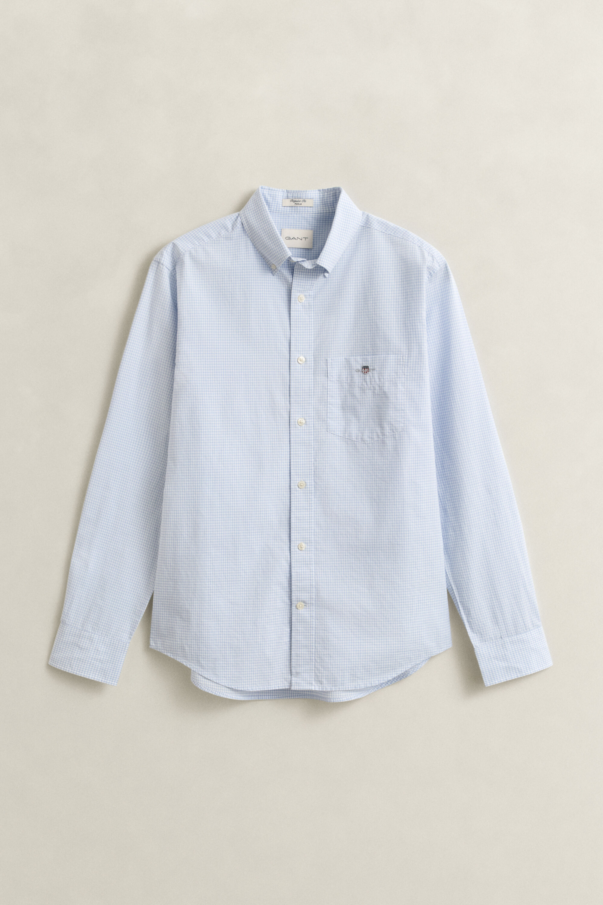 Chemise vichy en popeline classique