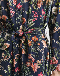 Hemdjurk met bloemenprint van viscose