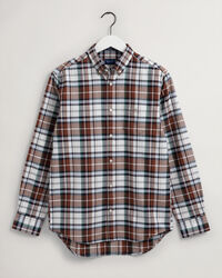Chemise regular fit en coton Oxford &agrave; carreaux