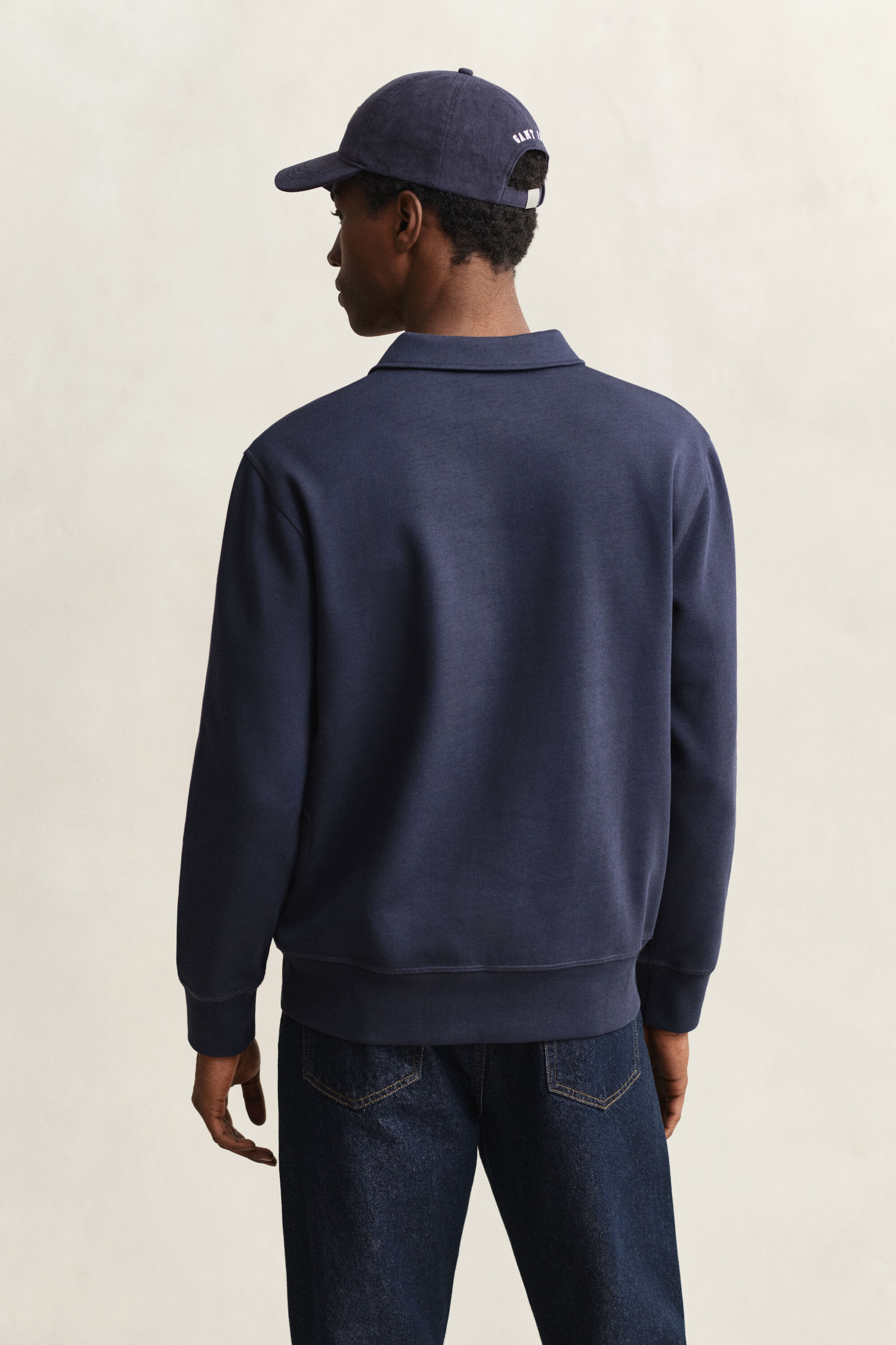 Punta di Roma sweatshirt met korte rits