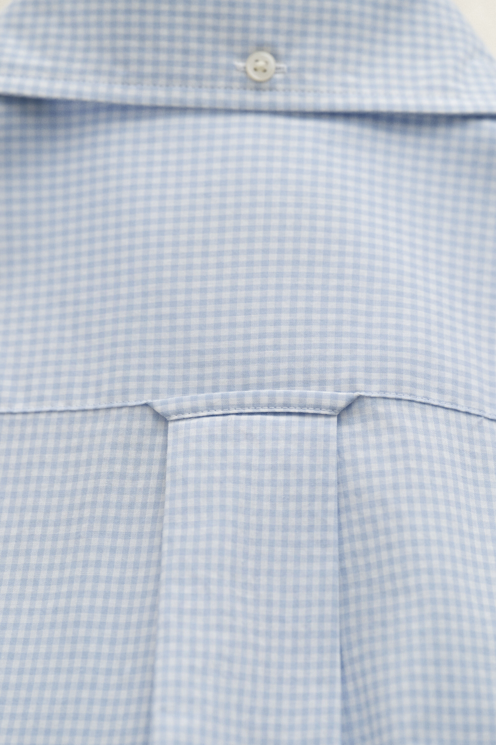 Chemise vichy en popeline classique