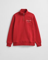 Graphic sweatshirt met korte rits