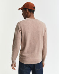 Pull col rond en laine d'agneau ultrafine