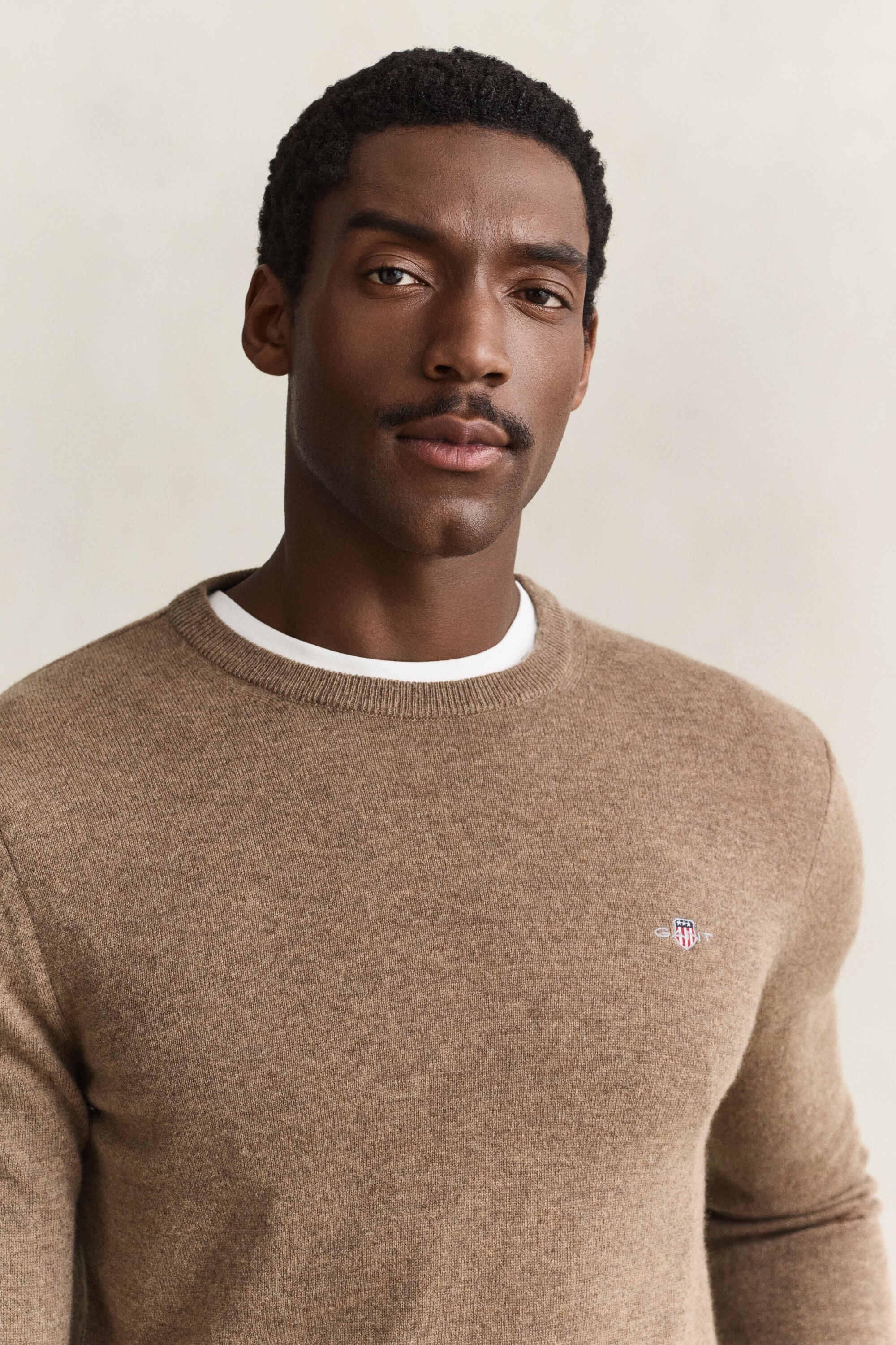 Pull col rond en laine d’agneau