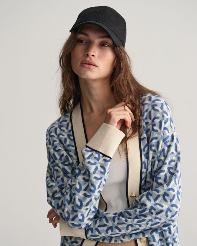 Jacquard G gebreid vest