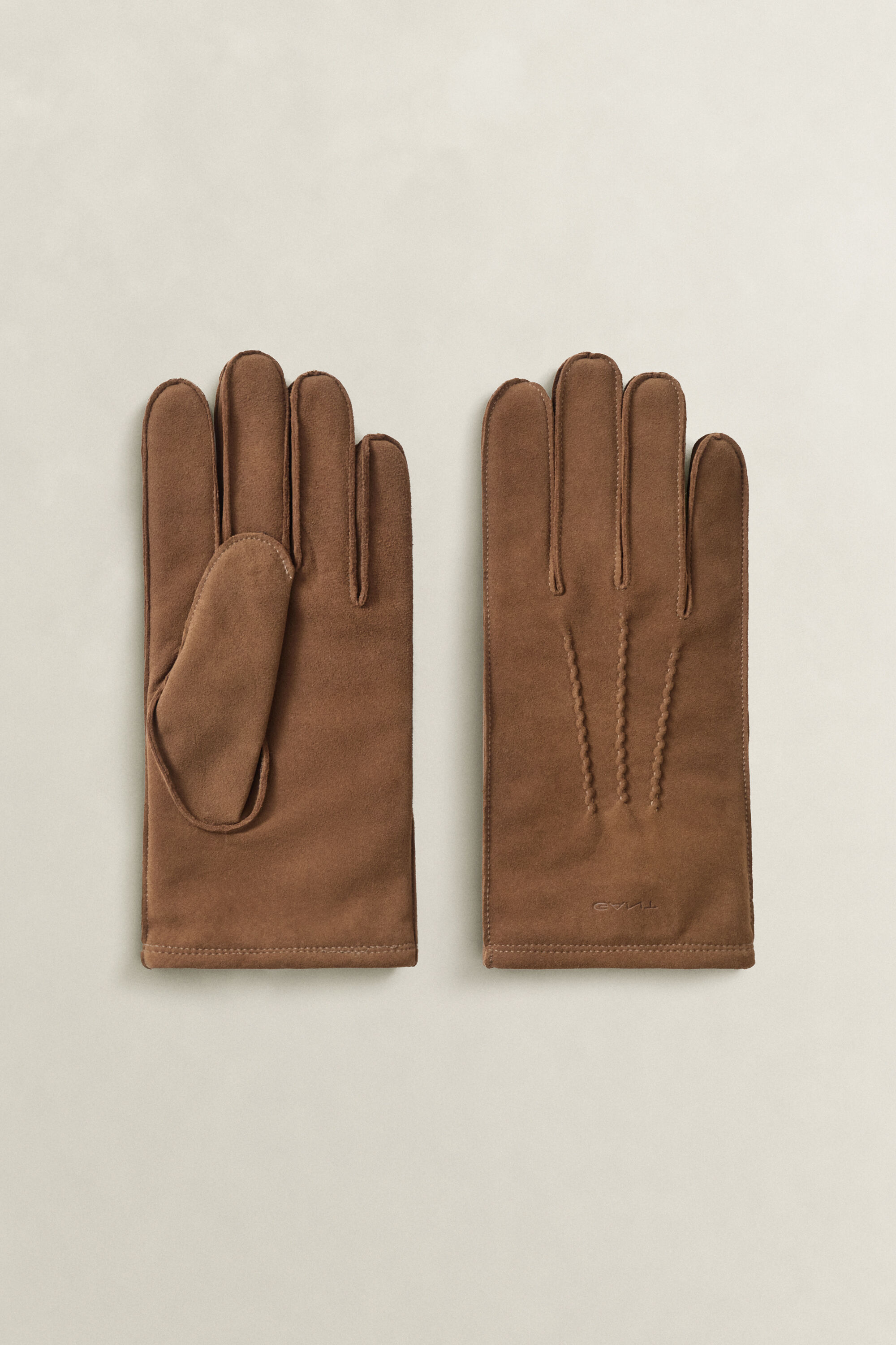 Gants en daim doublés de cachemire