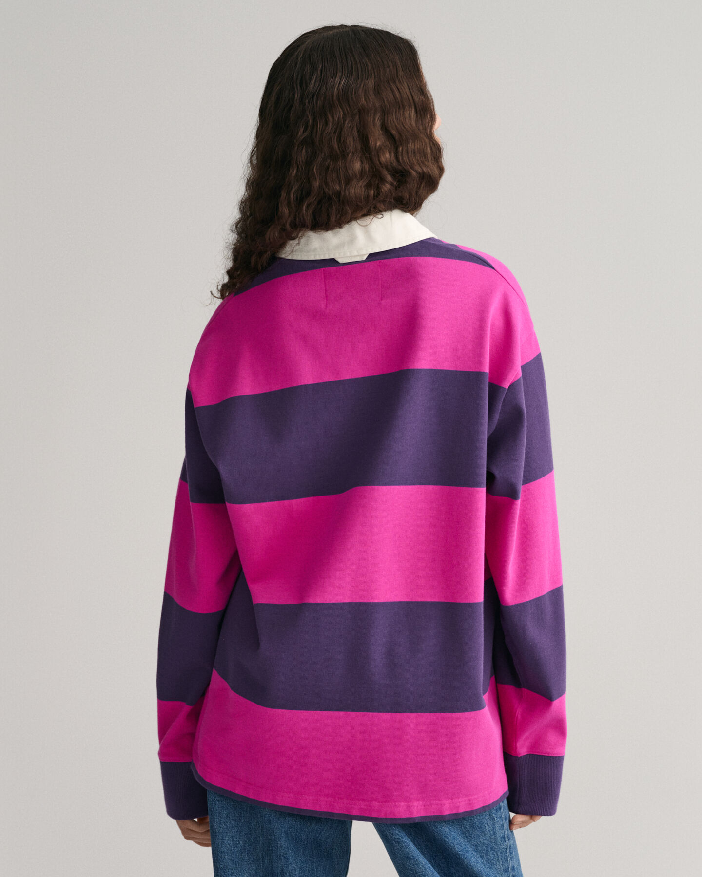 Heavy Rugger &agrave; rayures en colour-block