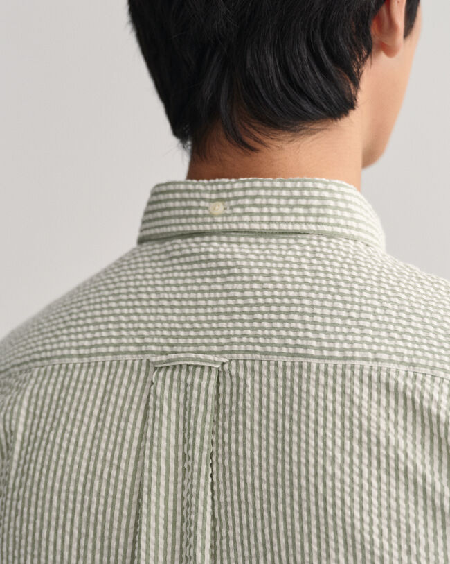 Chemise regular fit Seersucker