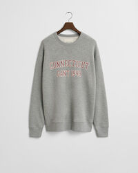 Sweat-shirt col rond logo universitaire
