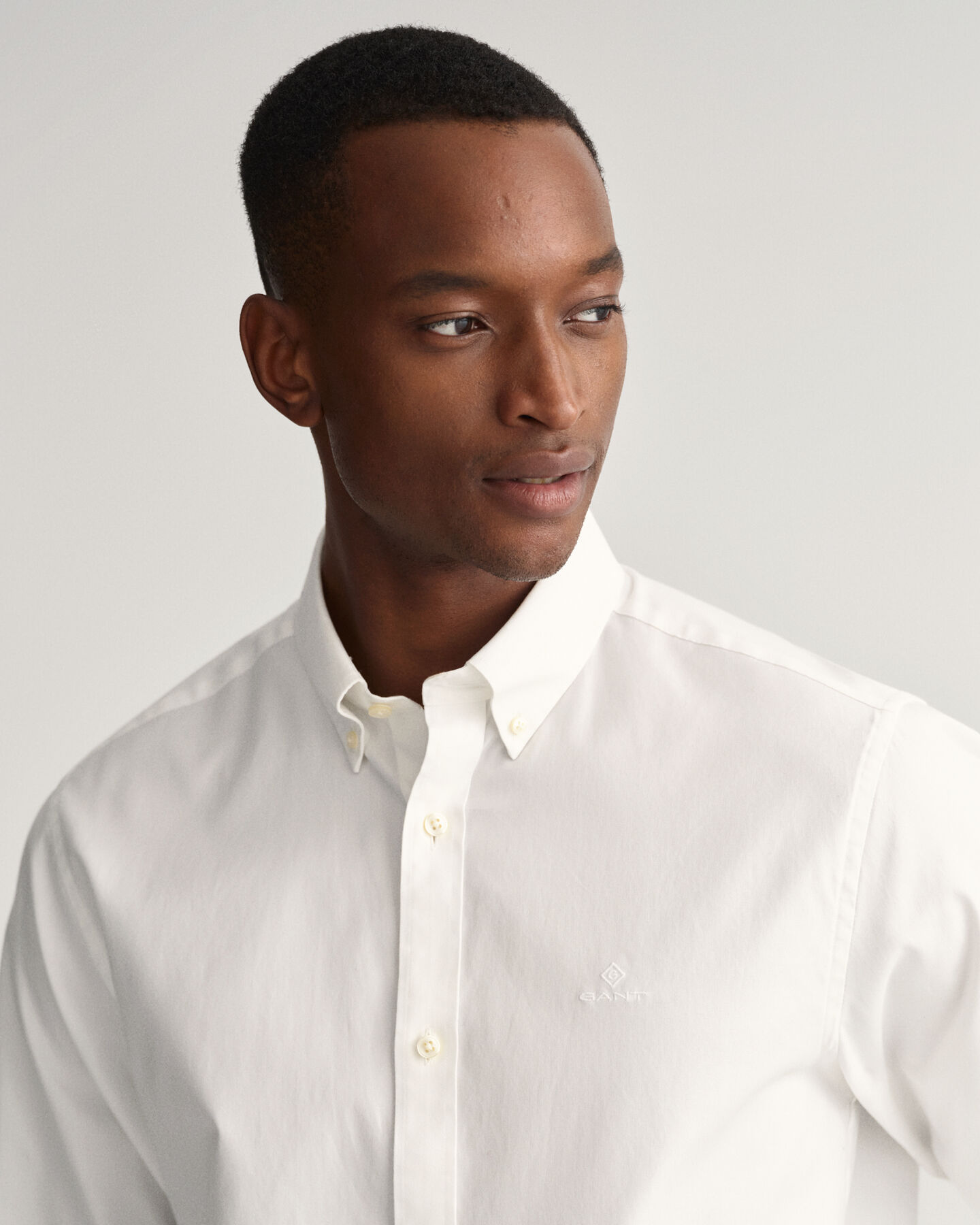 Chemise regular fit en coton Oxford Pinpoint