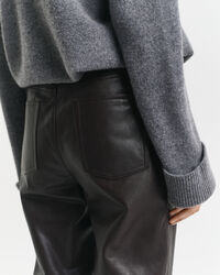 5-pocket leren broek
