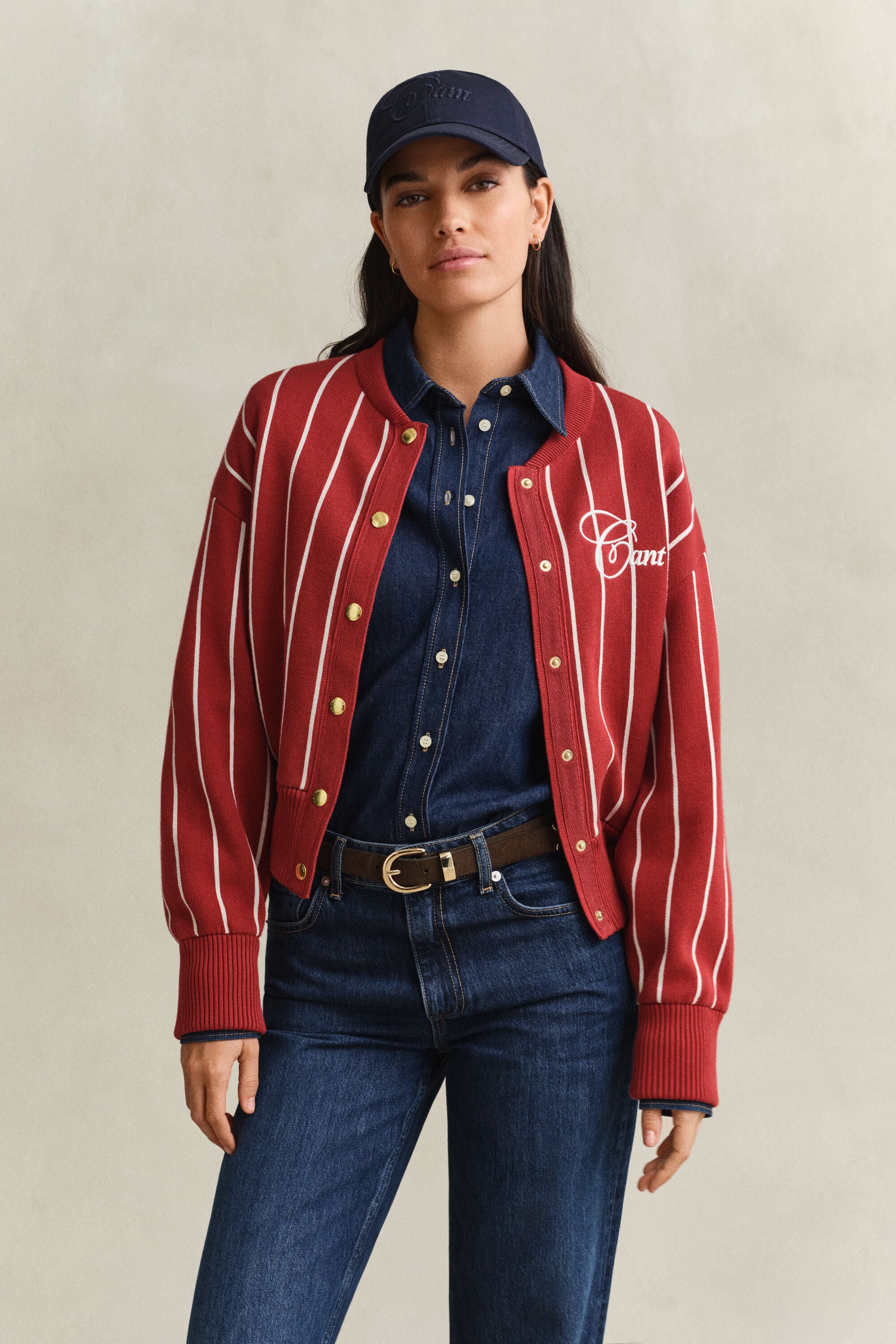 Veste Varsity de Gant en maille