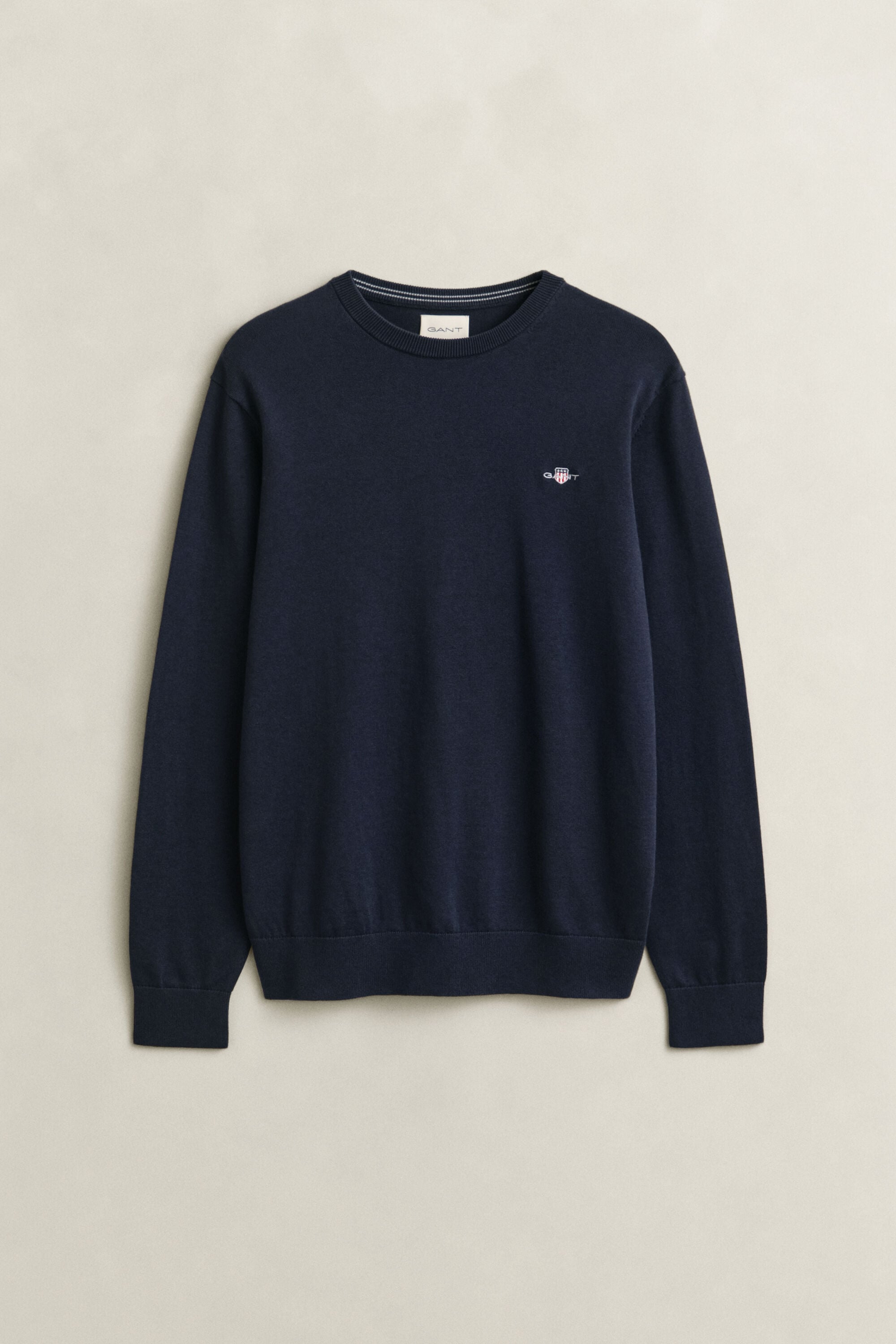 Pull col rond en coton