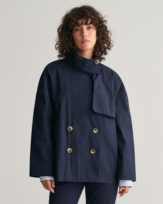 Middellange trenchcoat