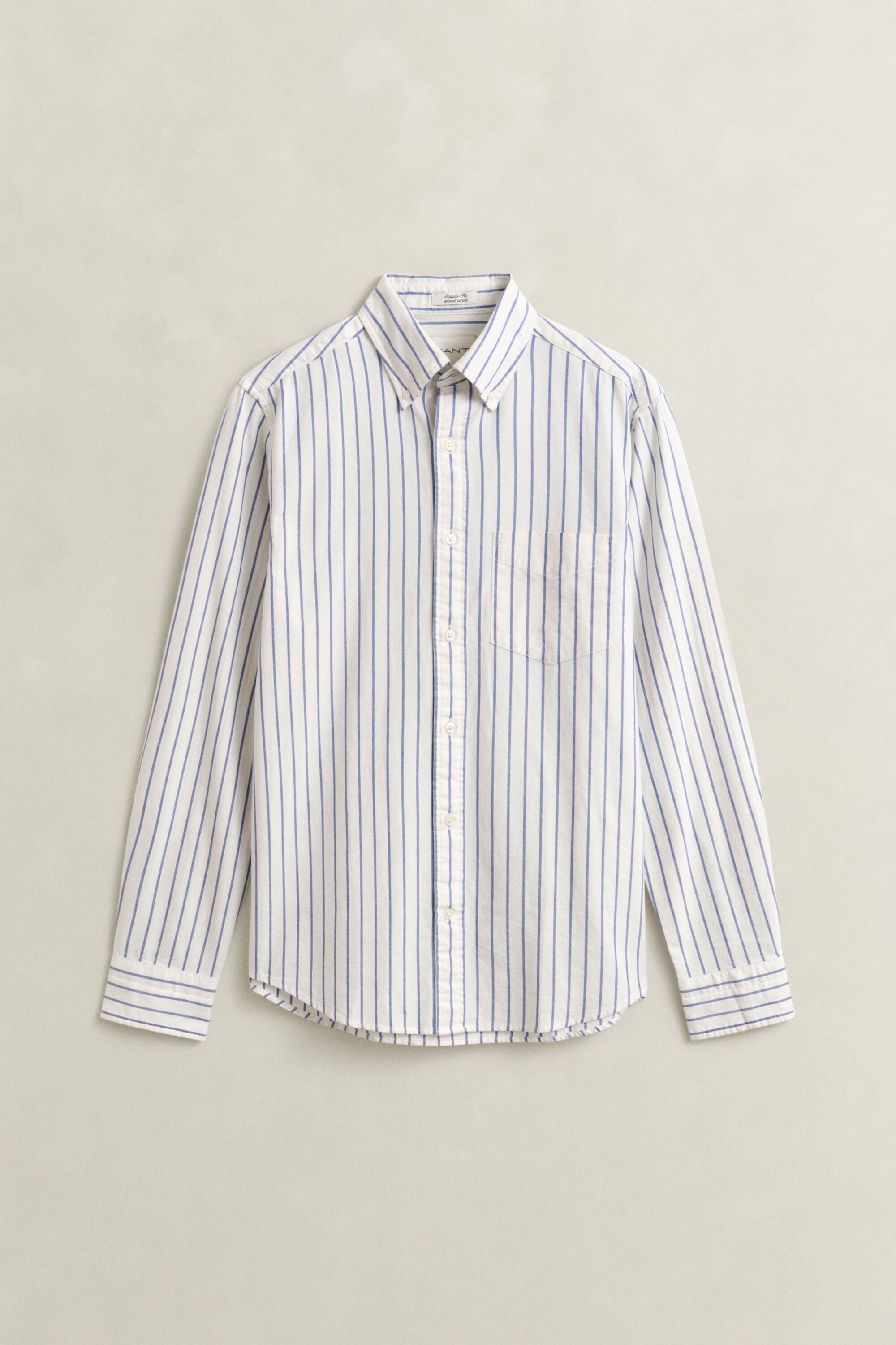 Chemise en coton Oxford classique à rayures