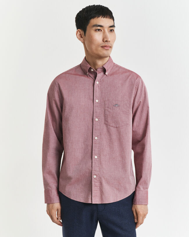 Regular Fit Classic hemd van poplin