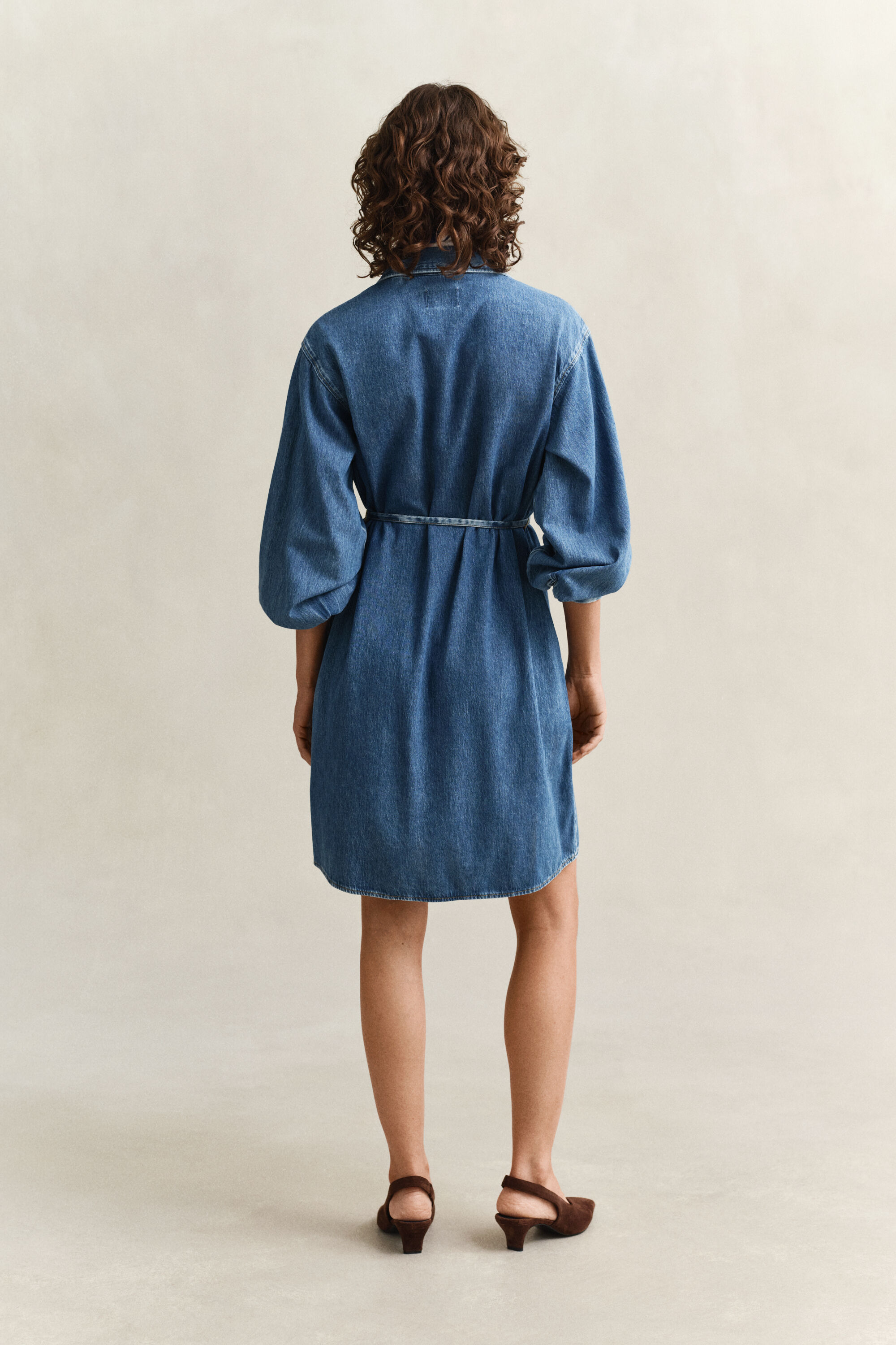 Robe-chemise en denim