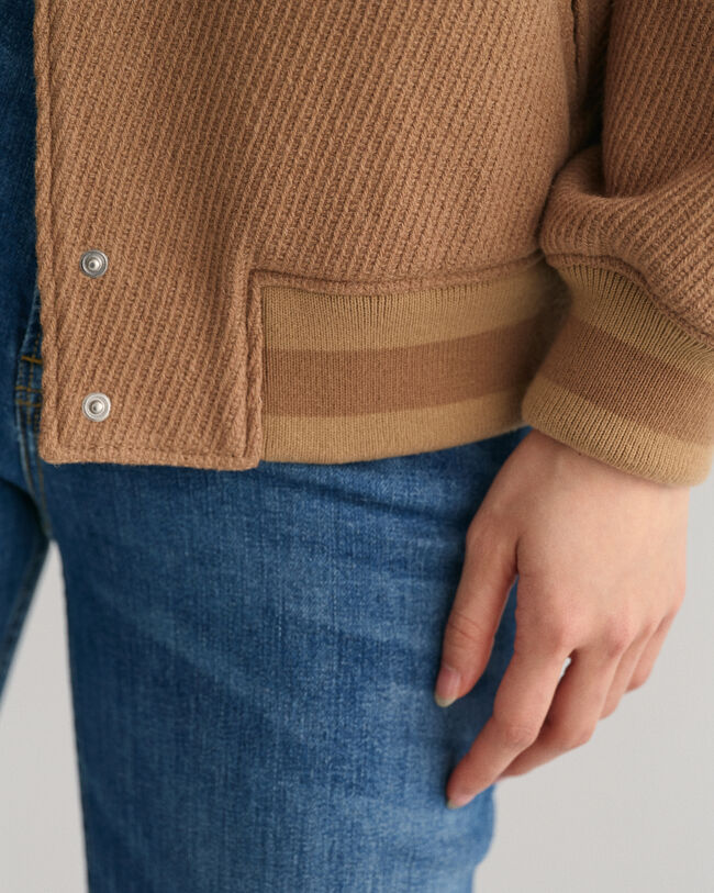 Veste en sergé de laine GANT Varsity Jacket