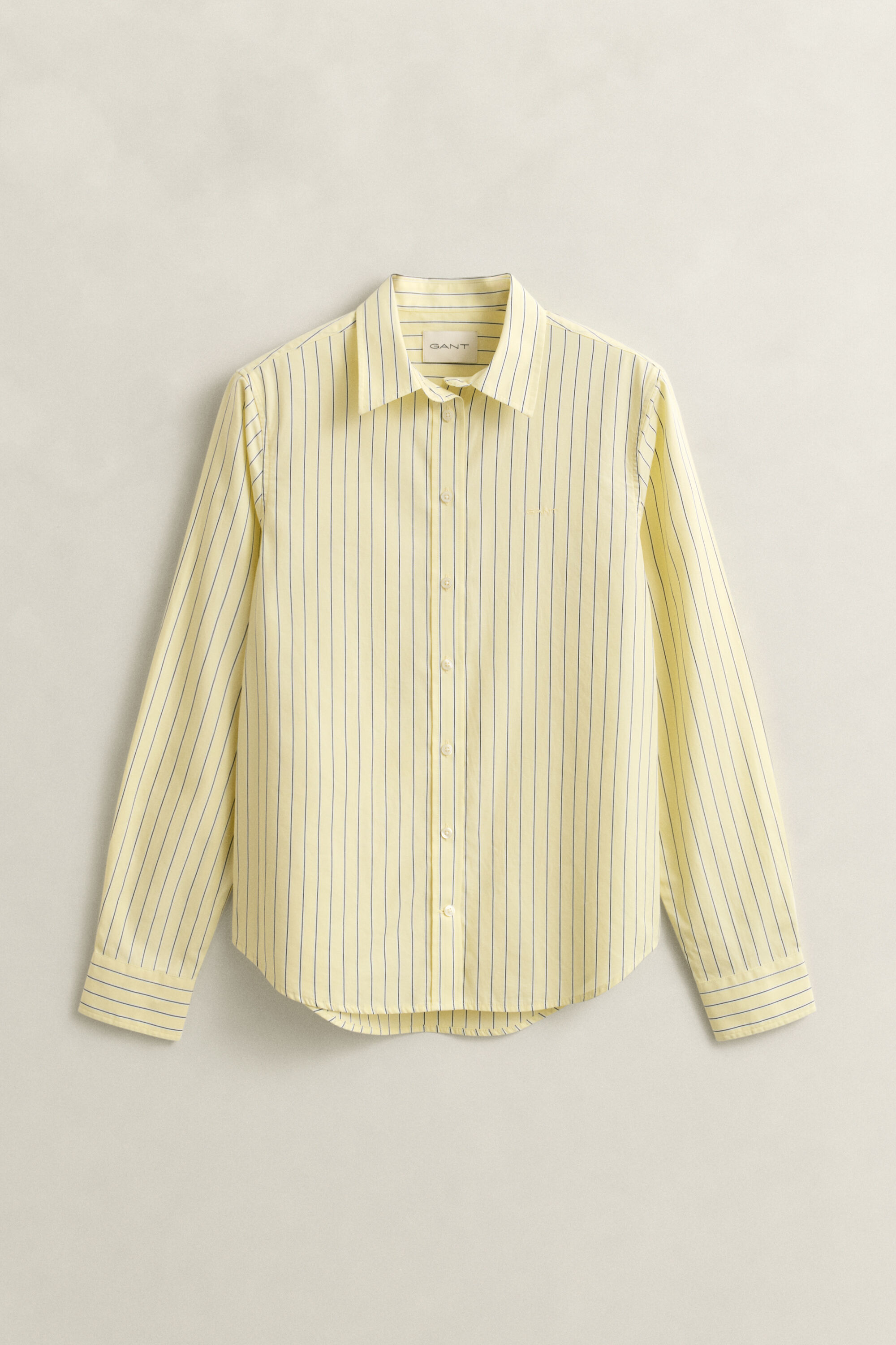 Regular Fit Classic overhemd met strepen van poplin