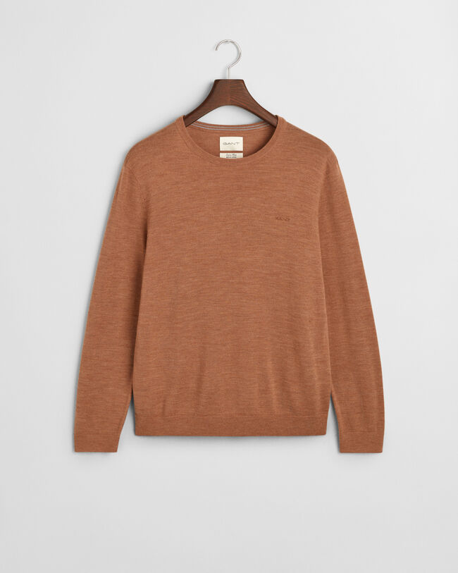 Pull ras du cou en laine m&eacute;rinos extrafine