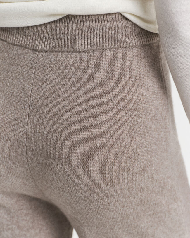 Pantalon en laine tricotée