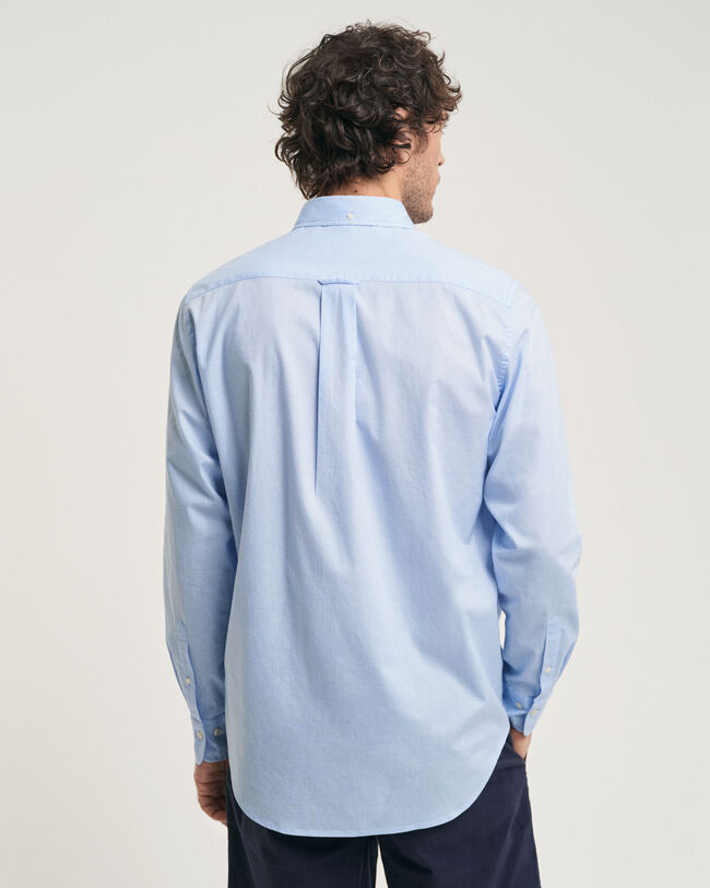 Basic Regular Fit Archive Shield hemd van katoenpoplin