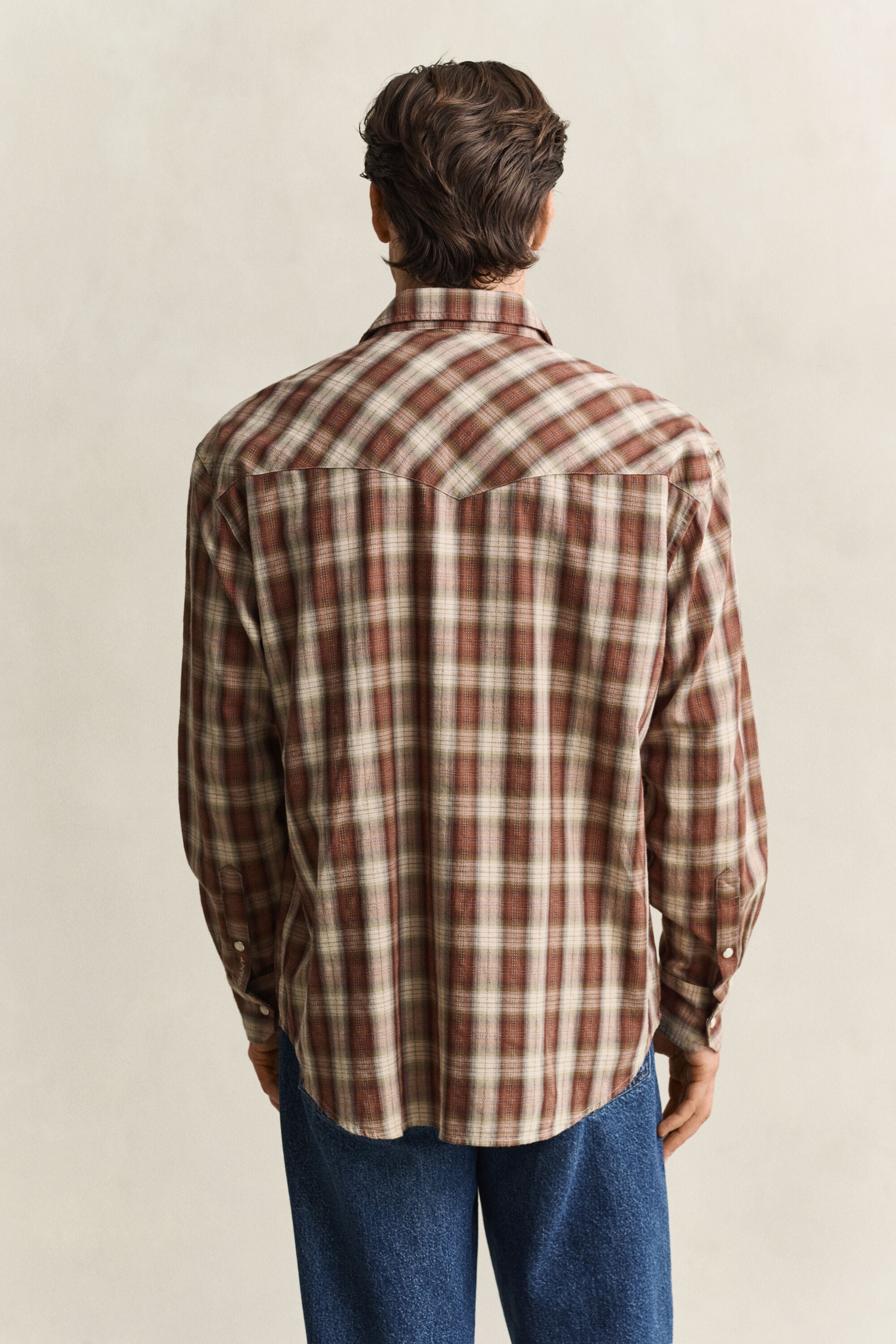Chemise rodéo à carreaux