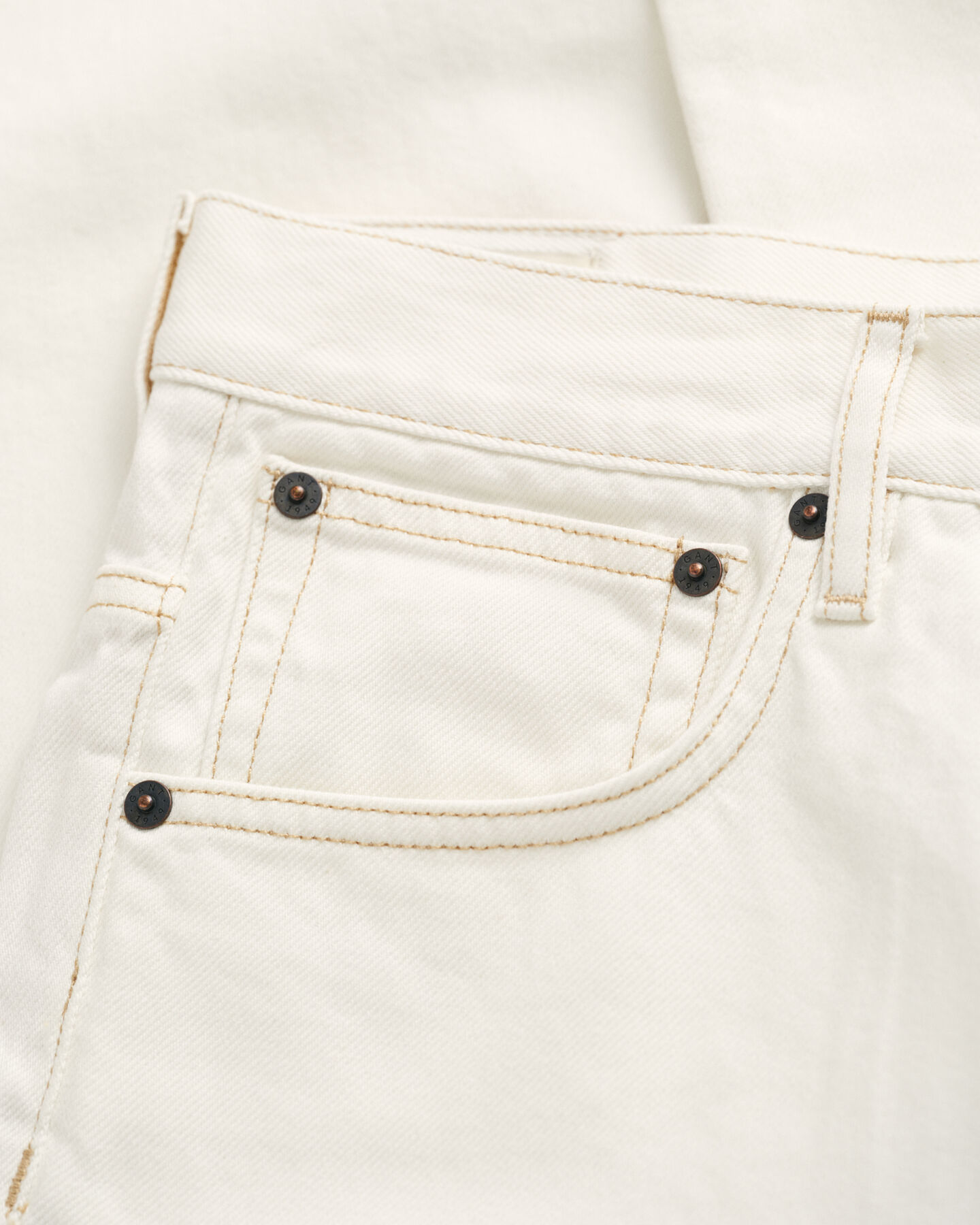 Loose Fit jeans in wit