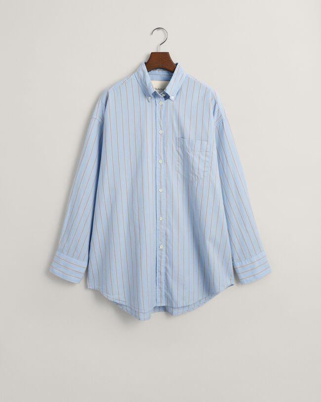 Chemise ultra-ample à rayures Luxury Oxford