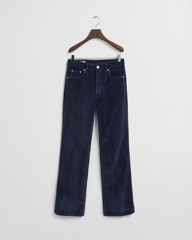 Flared corduroy jeans