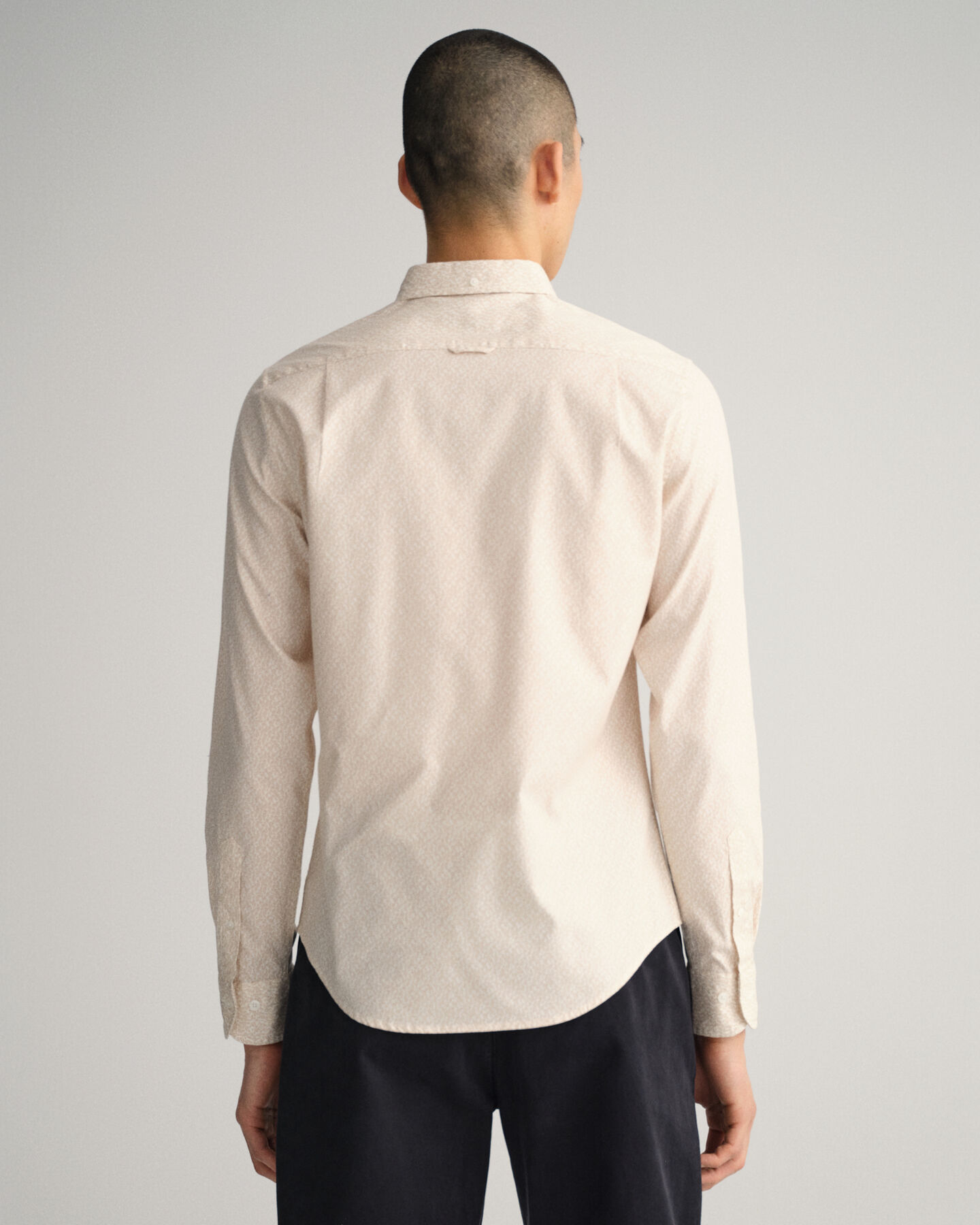 Slim Fit Oxford-hemd met kleine paisleyprint