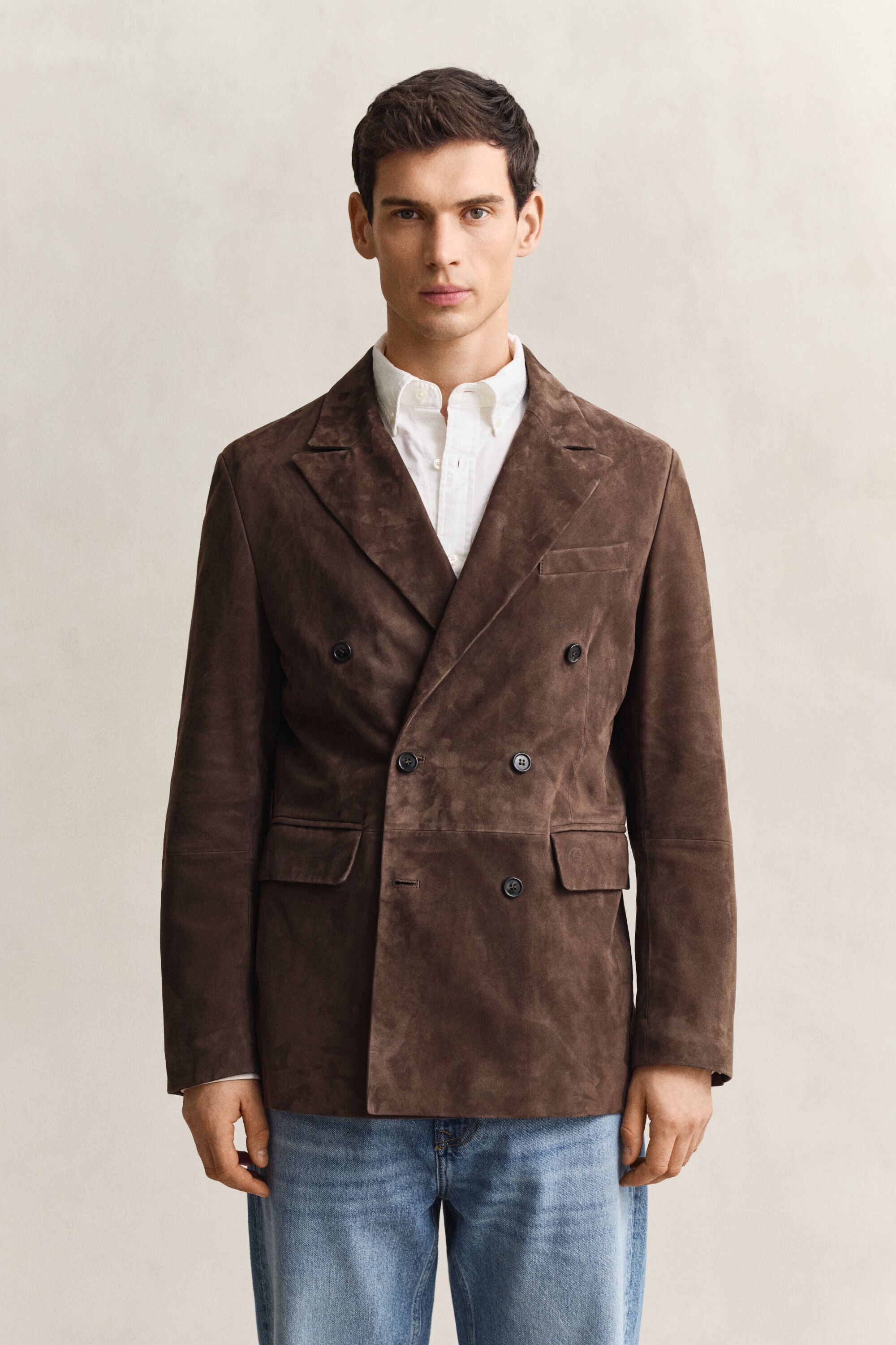 Veste blazer en daim
