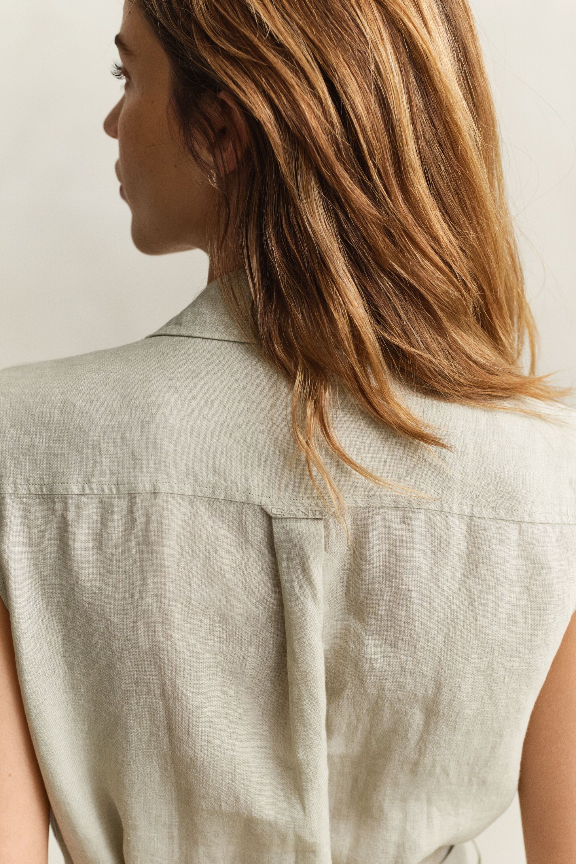 Robe sans manches en lin