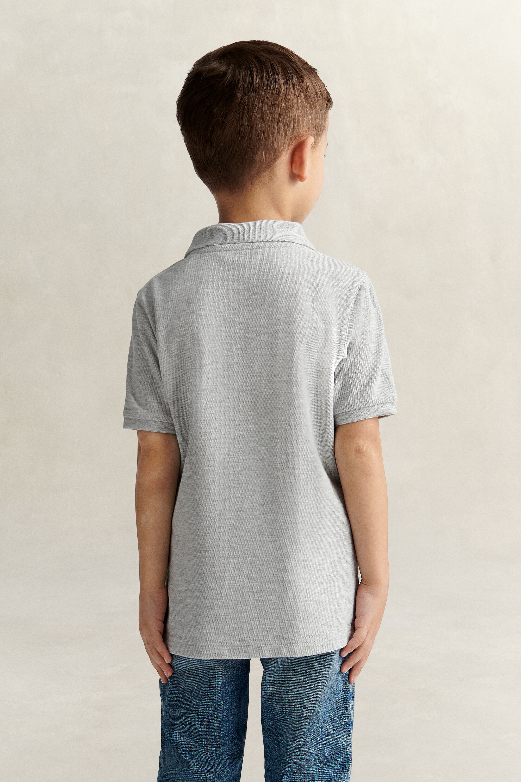 Kids Shield piqué poloshirt