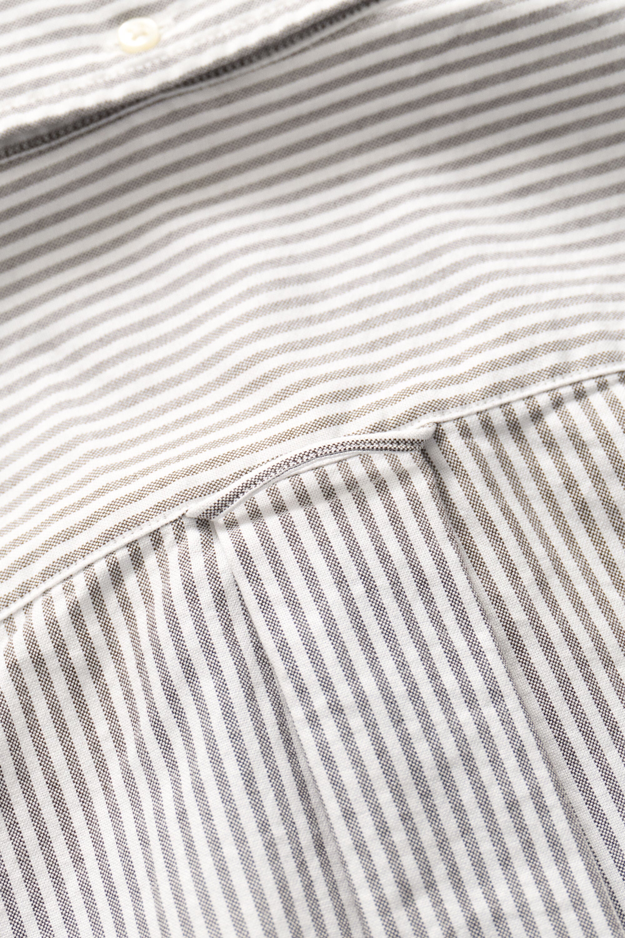 Chemise en coton Oxford regular classique à rayures