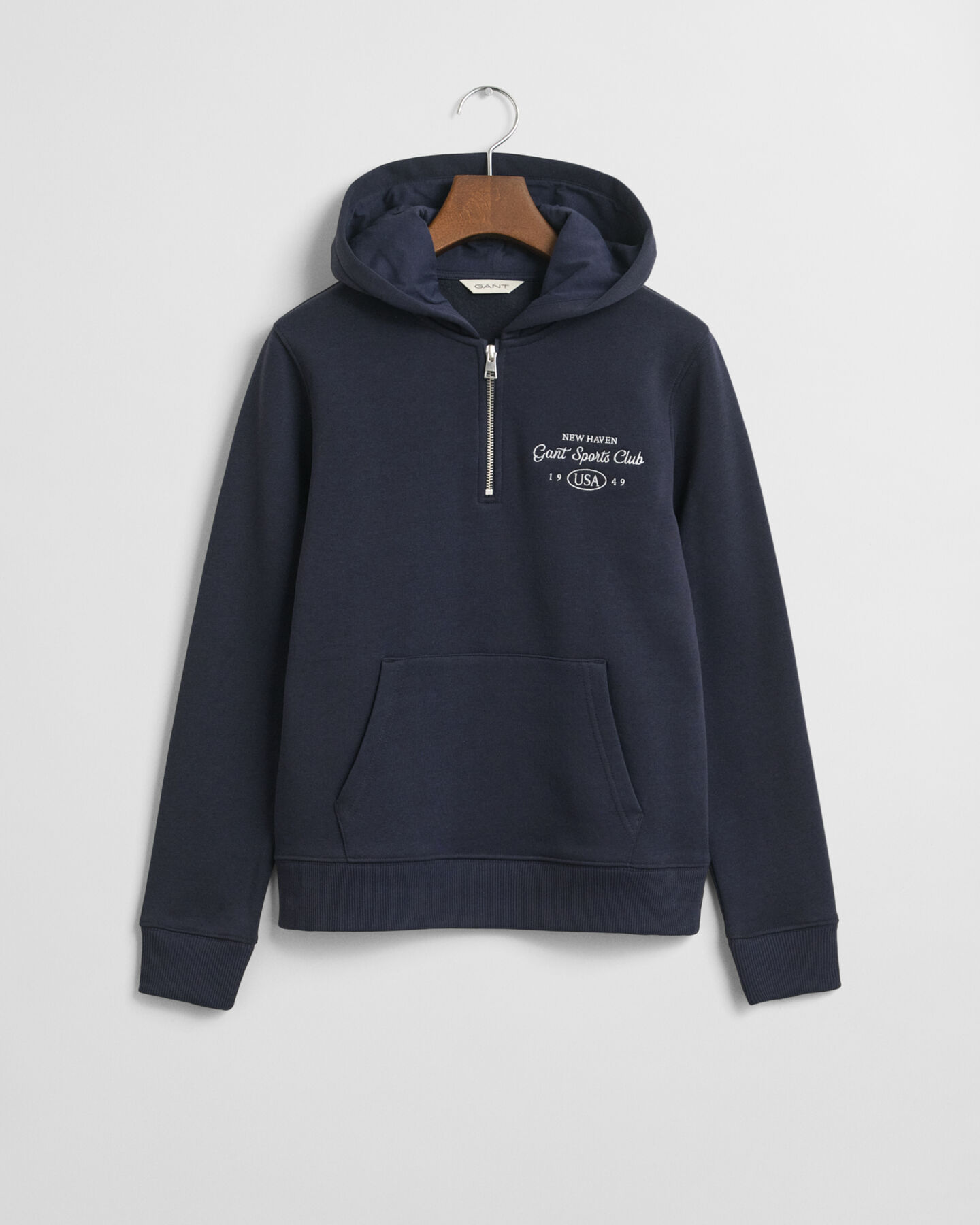 Teen Girls Sports Club Graphic hoodie met korte rits