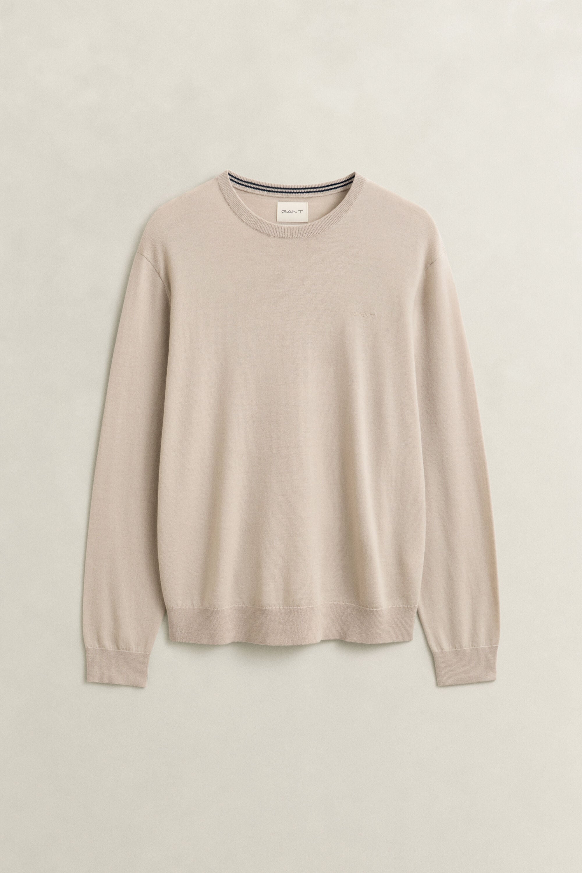 Pull col rond en laine mérinos