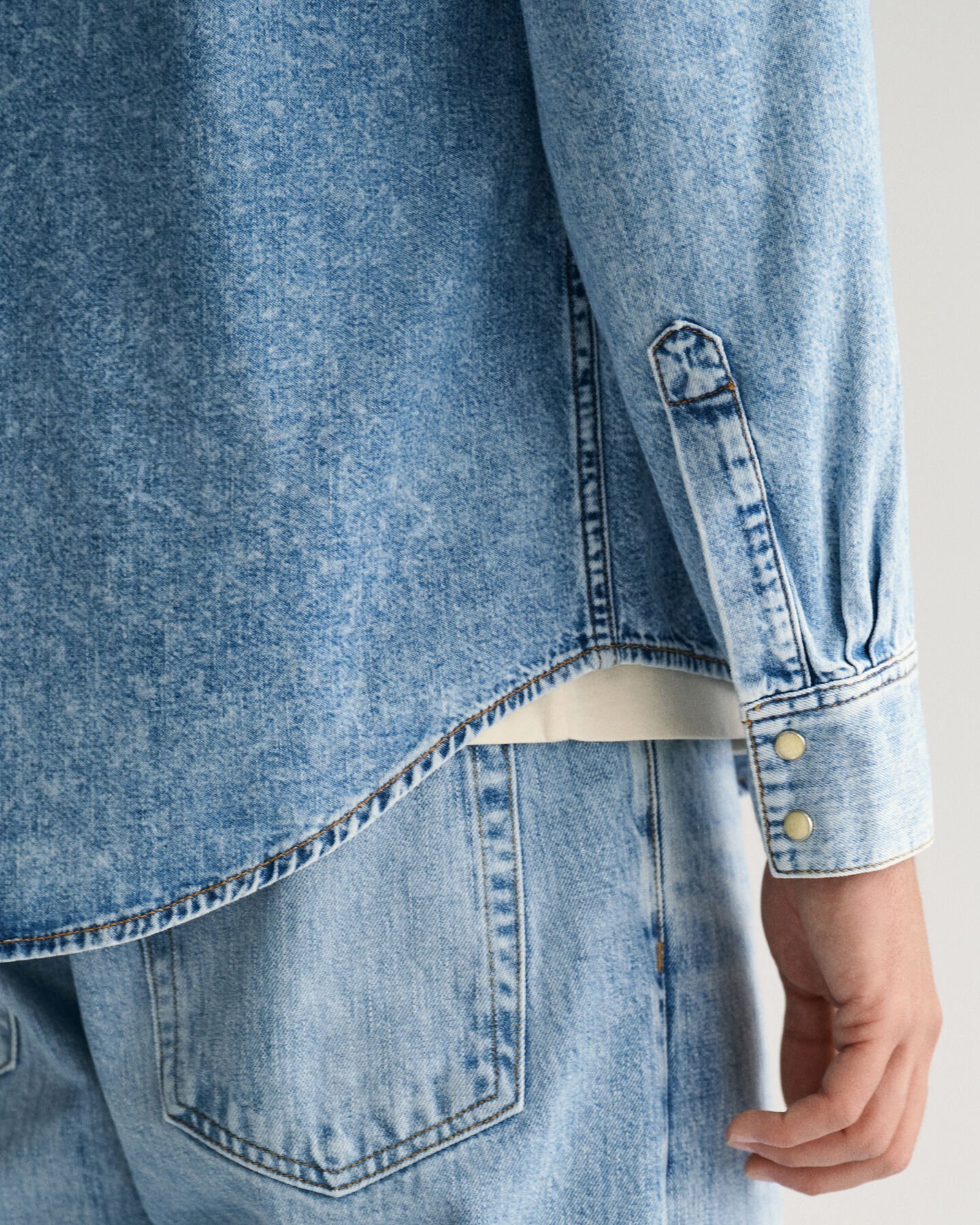 Relaxed Fit Rodeo denim hemd