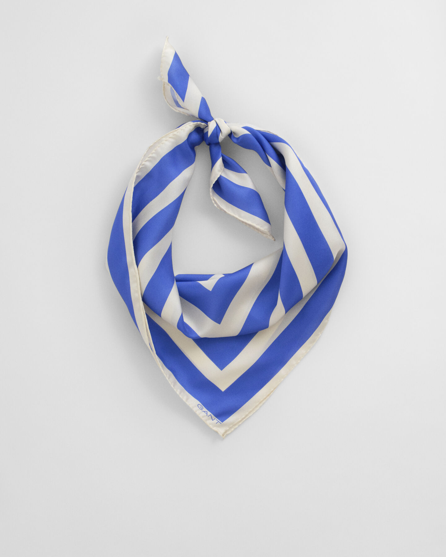 Zijden sjaal met streepjesprint