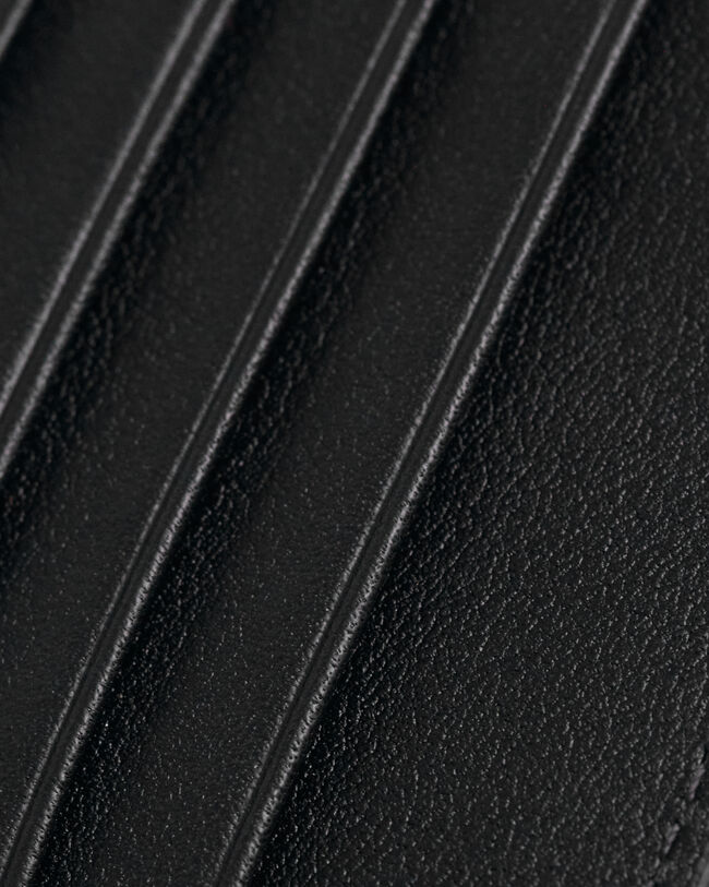 Porte-cartes zippé en cuir