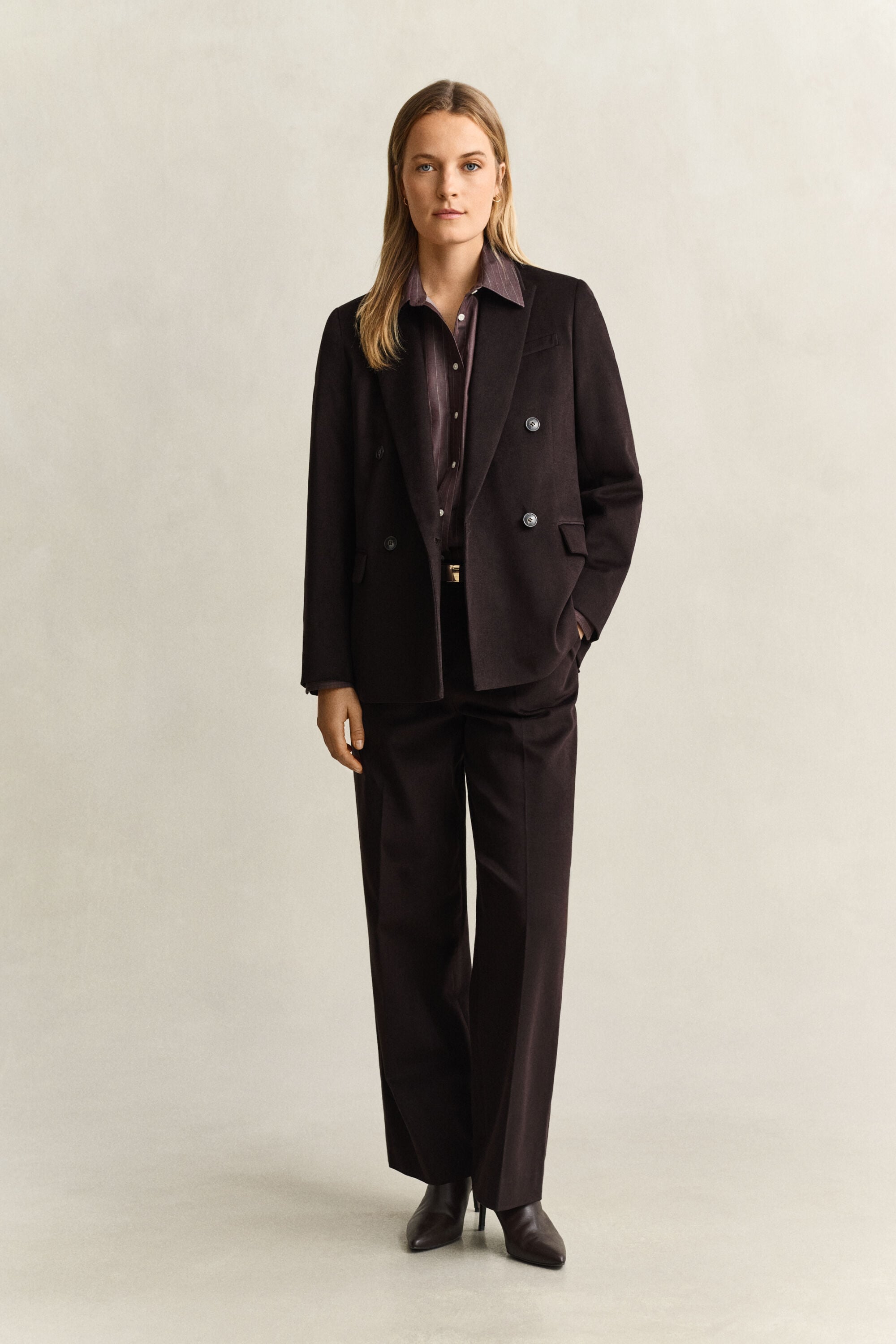 Veste blazer Club en velours sergé