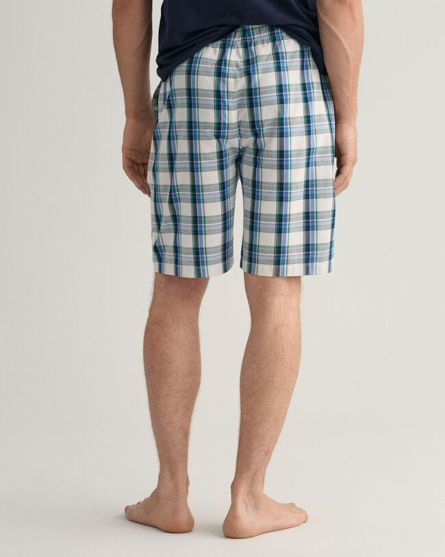 Short de pyjama &agrave; carreaux