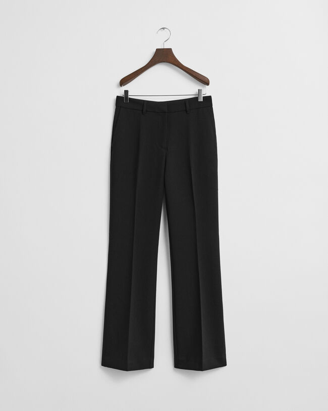 Pantalon habillé coupe slim évasé