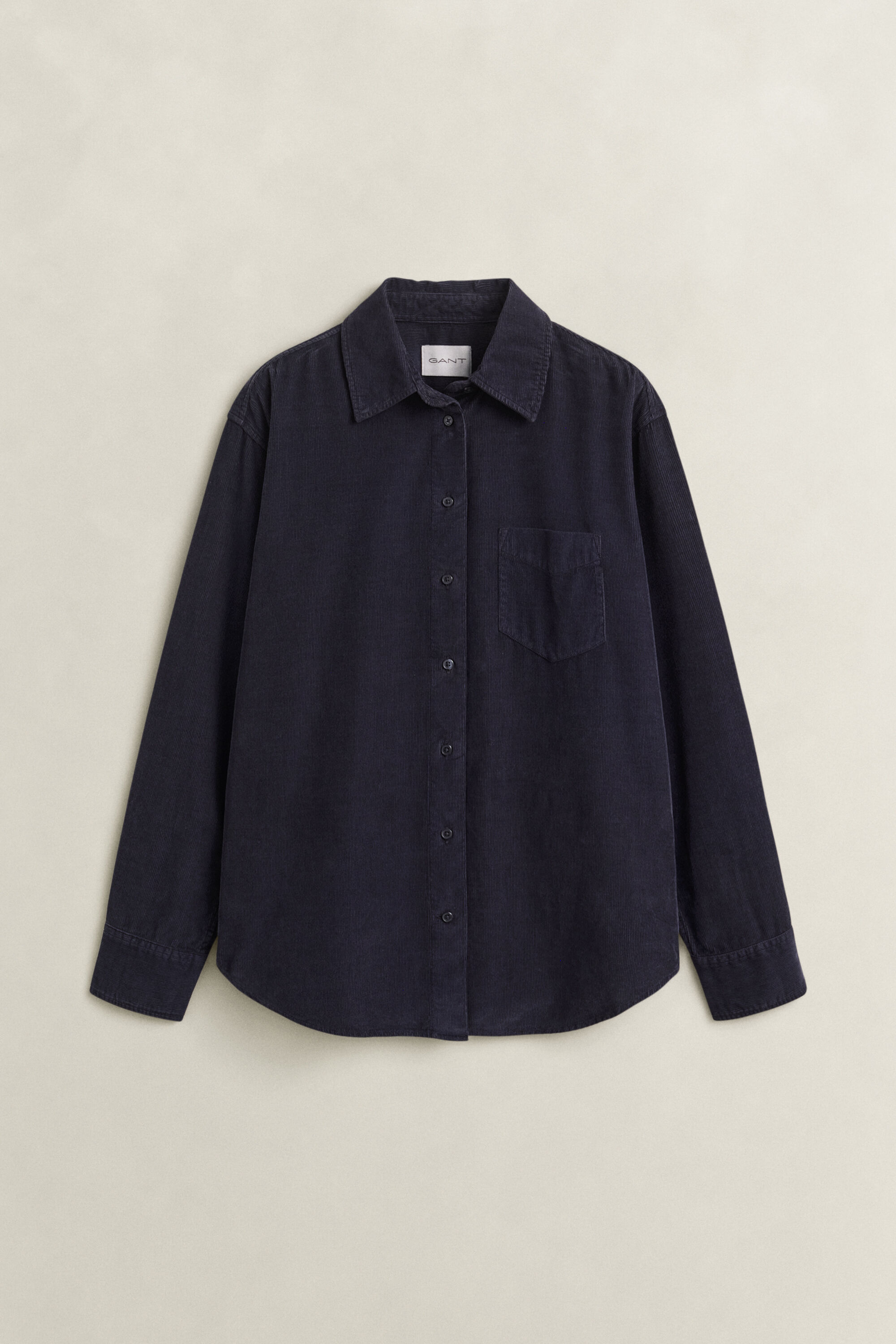 Relaxed corduroy hemd