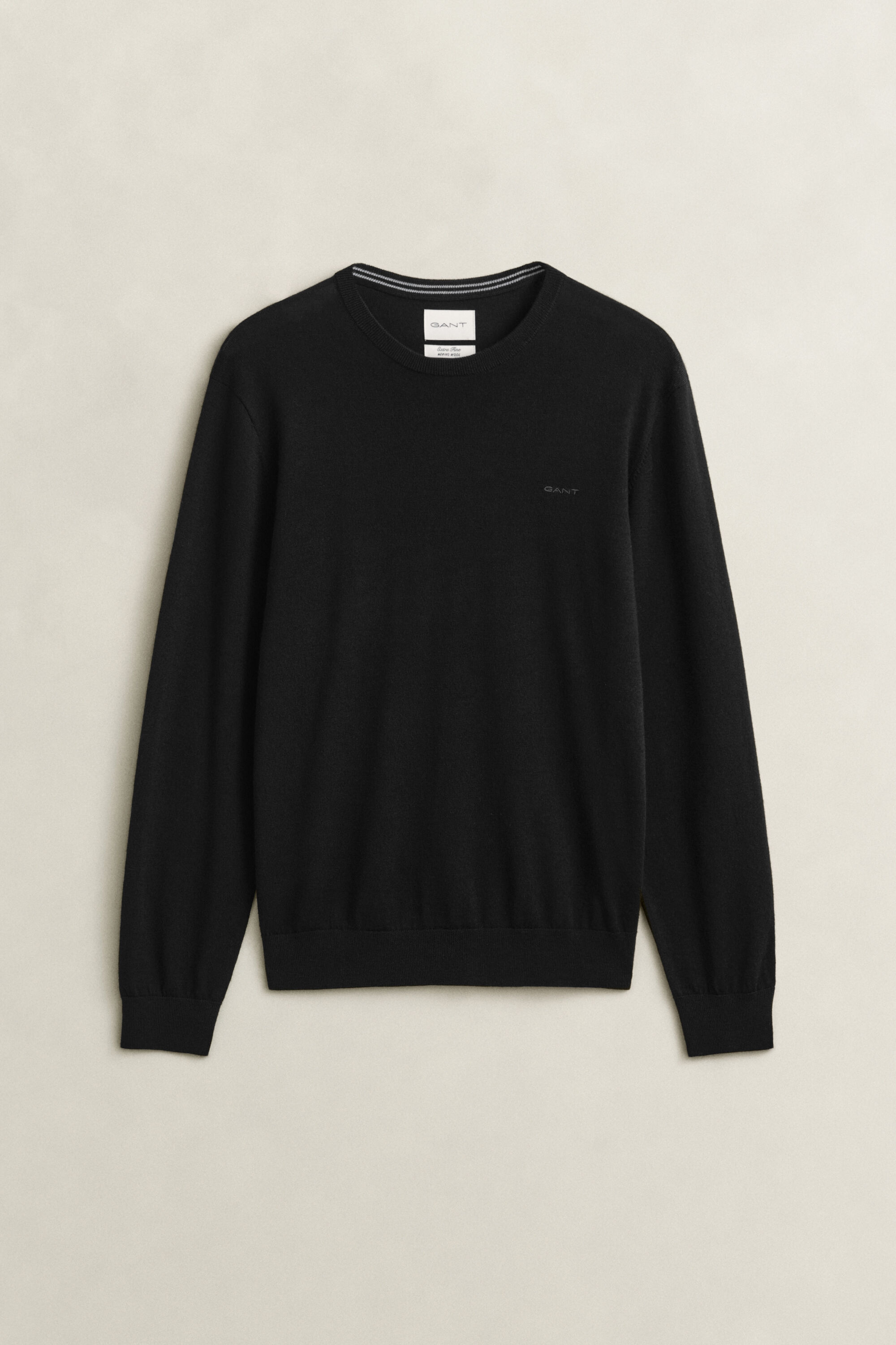Pull col rond en laine mérinos