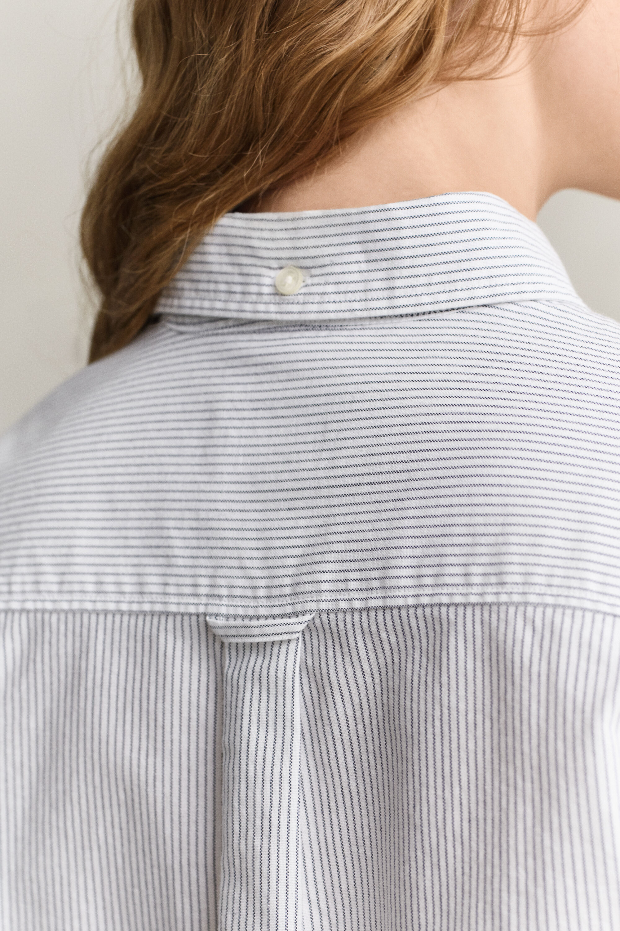 Chemise en coton Oxford classique à rayures