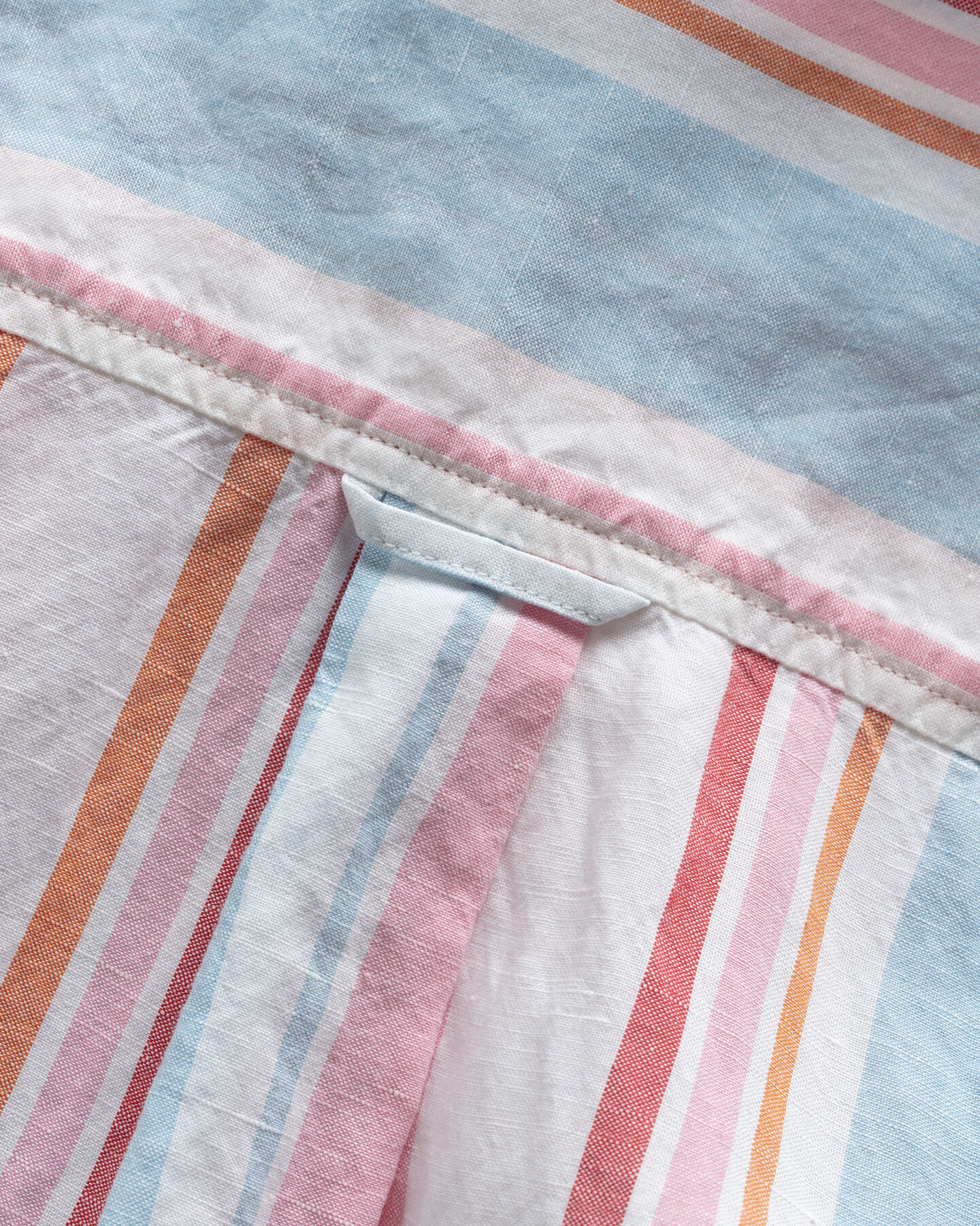 Oversized hemd met kleurige strepen