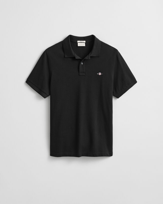 Regular Fit Shield piqué poloshirt